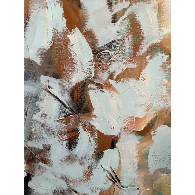 Abstract Matthew Izzo Oil Painting on Canvas Titled "Snow Fall" For Sale - Image 3 of 4