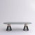 Indian green marble "mewoma" dinner table - jonah takagi. Dimensions: 280 w x 110 d x 74 h cm. Materials: indian green...