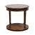 High End Vintage Banded Bookmatched Walnut Italian Neoclassical 29" Oval Accent End Table For Sale In Kansas City - Image 6 of 8
