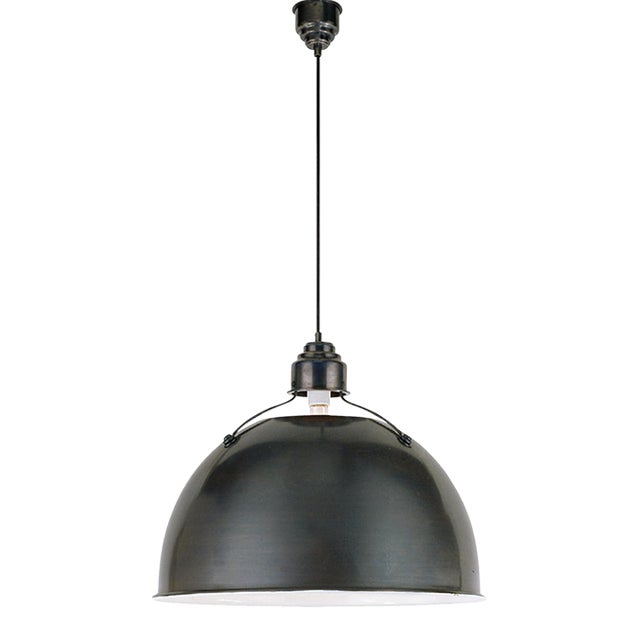 Thomas O'Brien for Visual Comfort Signature Eugene Large Pendant in Bronze For Sale