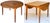A handsome French Provincial drop-leaf table of solid cherry wood with a warm patina, featuring drop leaves that open to a...