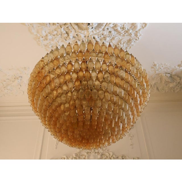 1990s Murano Glass Chandelier in the style of Venini, 1990s For Sale - Image 5 of 14