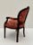 Scalamandre Upholstered English Hand Carved Mahogany Armchairs -A Pair For Sale - Image 10 of 13