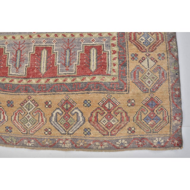 1950s Ethnic Handknotted Wool Carpet For Sale - Image 10 of 10