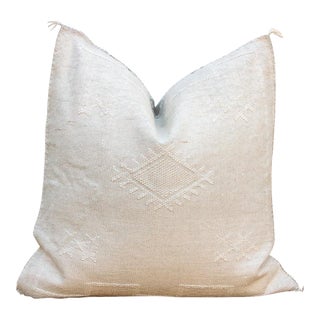 24" Moroccan Silk Pillow For Sale