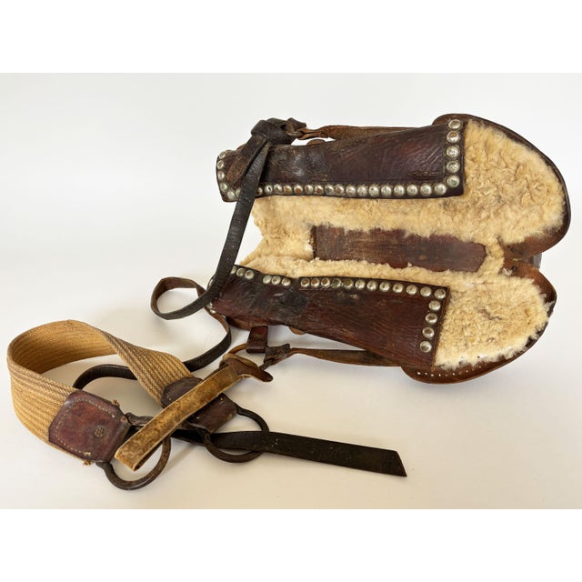 Animal Skin 1920s Antique Pony Saddle For Sale - Image 7 of 11