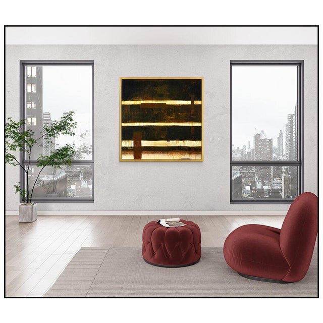 Message us to inquire about custom framing options! (Included for free with every purchase) The artwork here, "Linear", is...