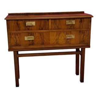 Mid-Century Sideboard in Brass and Walnut, 1965 For Sale
