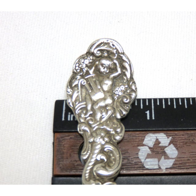 Antique Gorham Manufacturing Co. Versailles Pattern Sterling Silver Sugar Shell Spoon For Sale - Image 12 of 13