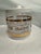 Very cool old cracker jar made by Pyrex. The lid is made of plastic and the barrel is made of glass. Instructions printed...