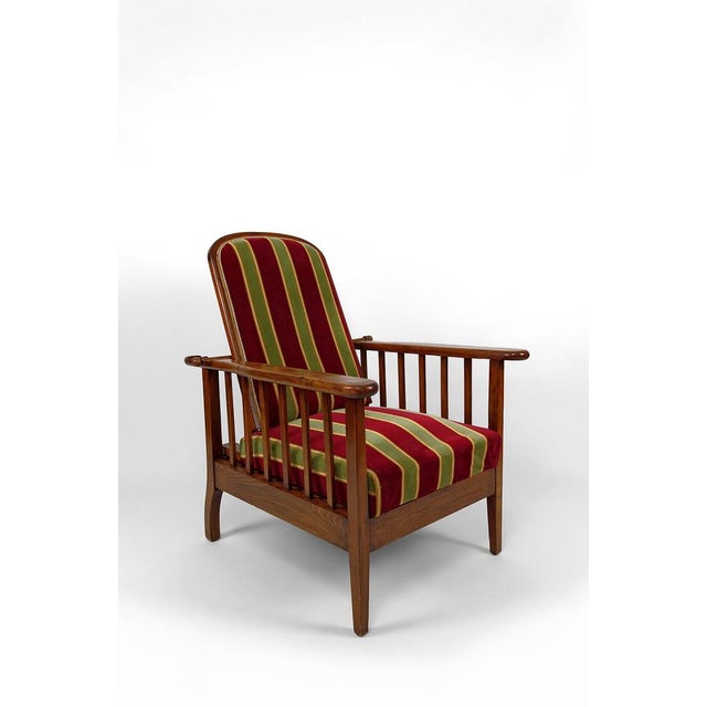 Brown Arts & Crafts Morris Lounge Chair, United Kingdom, 1900s For Sale - Image 8 of 15