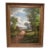 1960s 72 Inch Massive and Monumental Landscape Oil Painting Ornate Frame For Sale