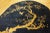Art Deco 1920s Navy Blue Birds Flowers Art Deco Antique Oval Chinese Peking Wool Rug For Sale - Image 3 of 15