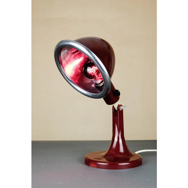 Mid-Century German Bakelite Table Lamp with Case from PGH Elektro, 1960s For Sale - Image 10 of 18