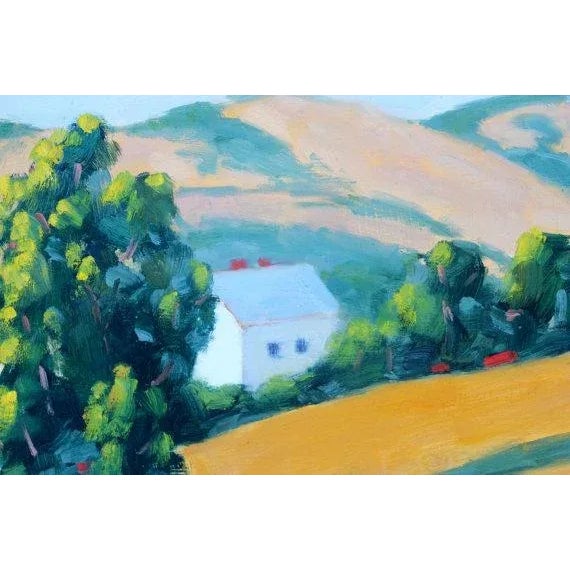 Contemporary Quiet Places & Journeys — The Old Guard House #2 (Original Oil Painting Landscape) For Sale - Image 3 of 8