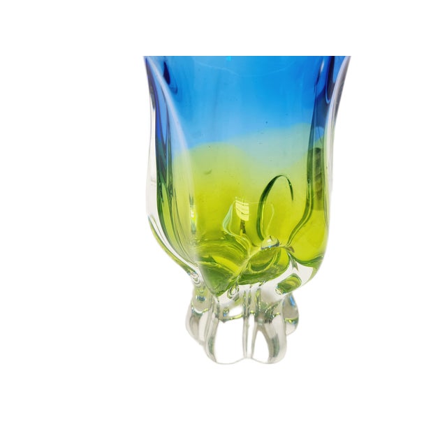 Vase by J. Hospodka for Chribska Glassworks, Czechoslovakia, 1960s For Sale - Image 4 of 12