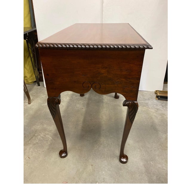 Antique Centennial Hand Carved Mahogany Lowboy For Sale - Image 12 of 13