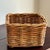 Farmhouse Petite Handwoven Vintage Storage Basket For Sale - Image 3 of 10