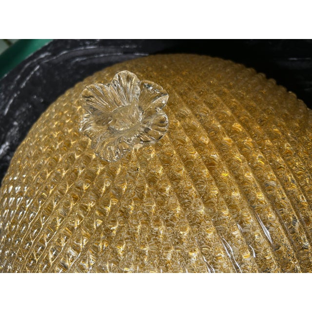 Murano Ceiling Lights, 1980s, Set of 3 For Sale - Image 16 of 18