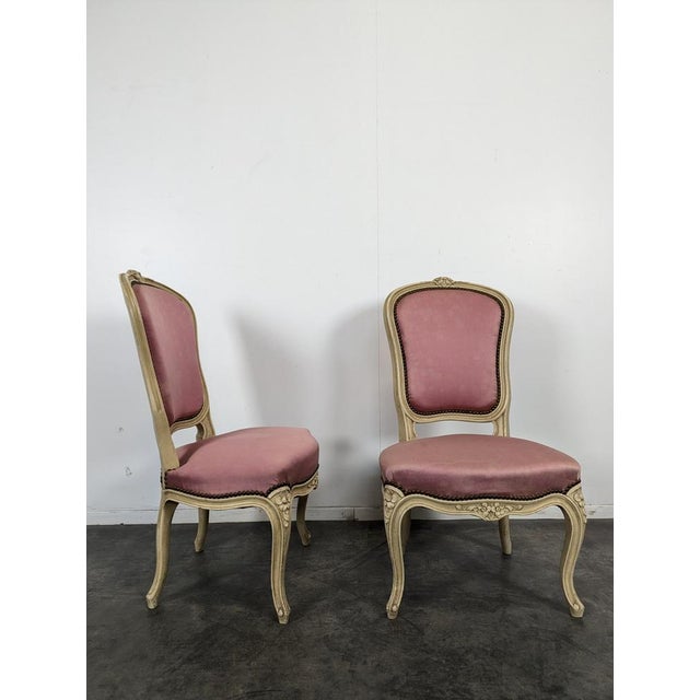 Louis XV Style Chairs, Set of 2 For Sale - Image 3 of 5