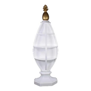 White Pineapple Etagere For Sale