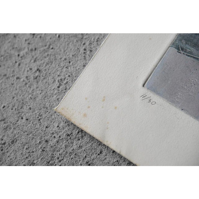 Lawrence Heyman, Fertilization IIII from Atelier 17 Series, Etching on Arches Paper, 1960s For Sale - Image 9 of 13