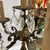 Early 20th Century Bronze Crystal and Marble Electrified Tabletop Candelabra Lamp For Sale - Image 5 of 12