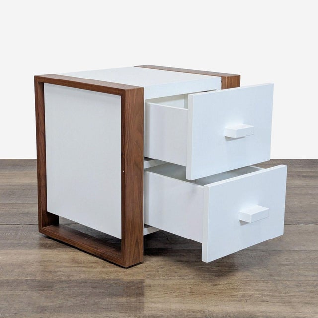 Modern DucDuc Austin Modern Two Drawer Nightstand For Sale - Image 3 of 9