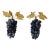 Pair of Vintage Brazilian Amethyst Grape Vine Clusters For Sale