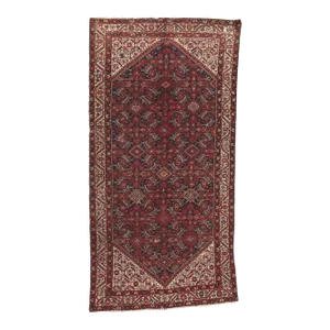 Mid 20th Century Mid 20th Century Vintage Persian Hamadan Rug - 05'00 x 09'10