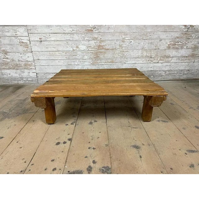 Coffe Table in Spruce For Sale - Image 3 of 5