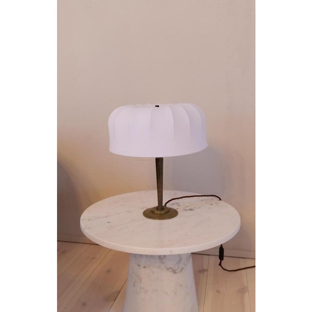 Vintage Swedish Art Deco Sculpture Bronze Table Lamp, 1930s For Sale - Image 4 of 16