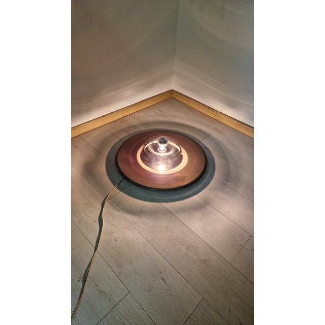 Metal Glass Pendant Light by Pierre Cardin for Venini, 1990s For Sale - Image 7 of 15