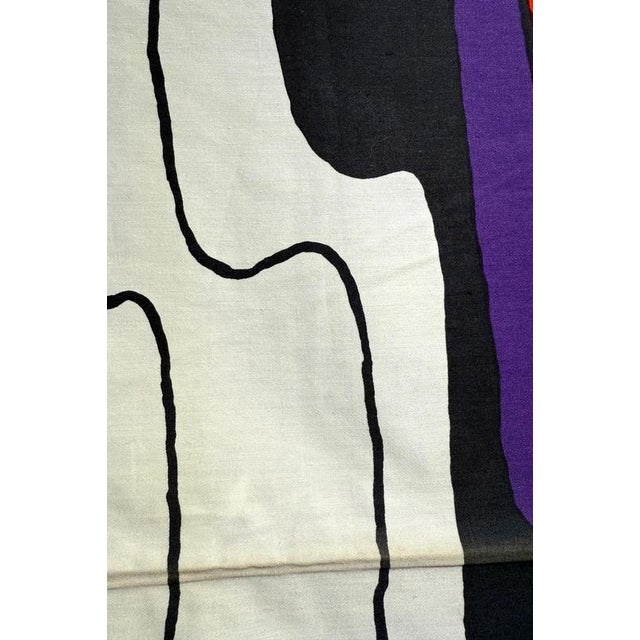 Cotton Panel by Barbara Brenner for Tampella Finland Intair Sion, Finland, 1969 For Sale - Image 10 of 16
