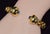Vintage Fope Flex'it 18k Gold Natural Blue Sapphire Open Cuff Bangle Bracelet For Sale - Image 4 of 15