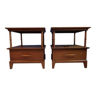 1960 Henredon Mid-Century Modern Nightstands - a Pair For Sale