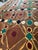 Brown Gold Lattice Cotton Suzani Wall Decor For Sale - Image 9 of 10