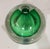 Mid-Century Modern a.d. Copier for Royal Leerdam Emerald "Spijkerbol" Controlled Bubble Glass Bud Vase & Taper Holder (1950s) For Sale In Dallas - Image 6 of 6
