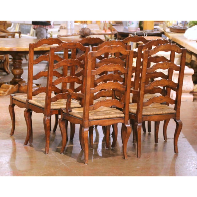 Late 20th C. Guy Chaddock & Co. Clarence Collection Walnut Dining Set For Sale - Image 16 of 16