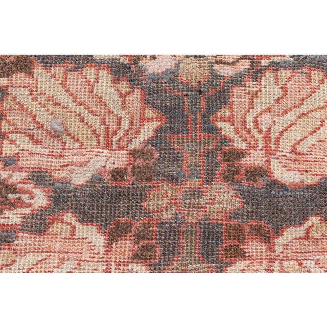 Textile Antique Persian Sultanabad Carpet For Sale - Image 7 of 8