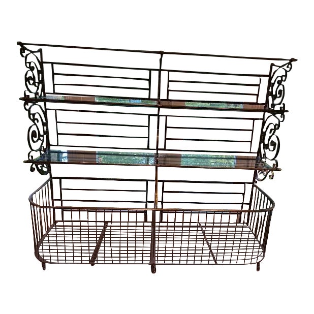 Vintage French Baker S Rack Etegere Or Wall Shelving Unit Chairish