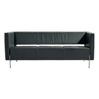 Vintage Leather Sofa from Kinnarps For Sale