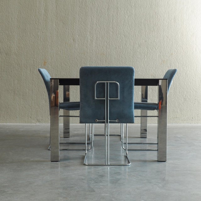 Dining Set by Saporiti Italia, 1970s, Set of 5 For Sale - Image 12 of 14