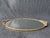 Metal Vintage Floral Oval Mirrored Vanity Tray For Sale - Image 7 of 14