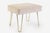 Montage Ottomans on Brass Hairpin Legs - A Pair For Sale - Image 4 of 9