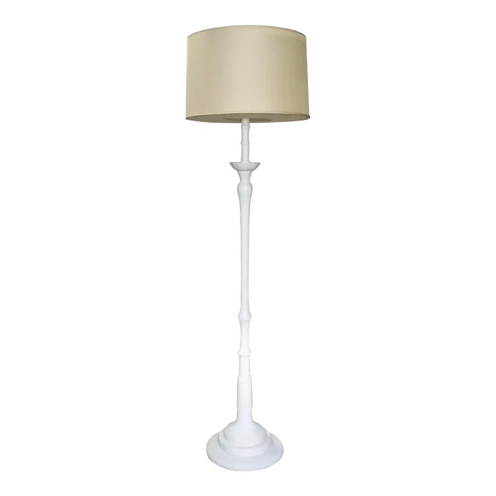 Vintage Hollywood Regency Cottagecore Floor Lamp | Chairish