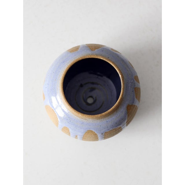 Vintage Studio Pottery Cache Pot For Sale - Image 9 of 10