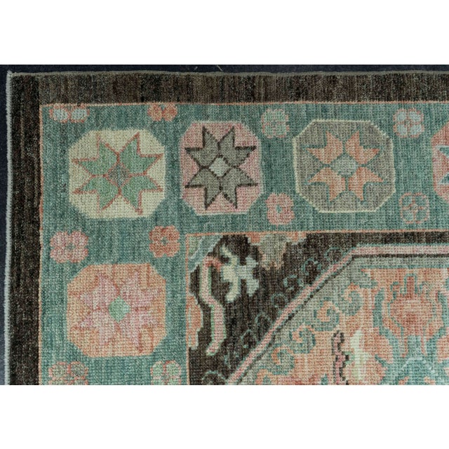 Turkish Oushak Rug 8'1" x 10'3" #20066 For Sale - Image 4 of 8