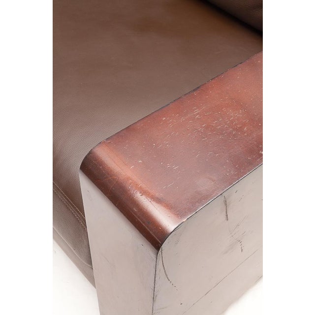 Brown Vintage Madison Sofa by Hugues Chevalier, 1990s For Sale - Image 8 of 14