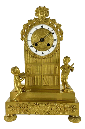 Gilded Bronze Table Clock